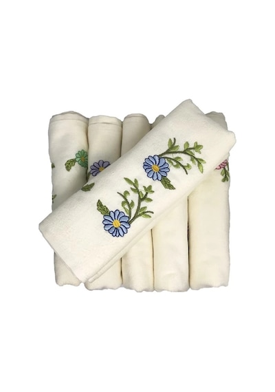 Bulteks Nakışlı Kadife Desen 2 Havlu 30x50 4 Renk
