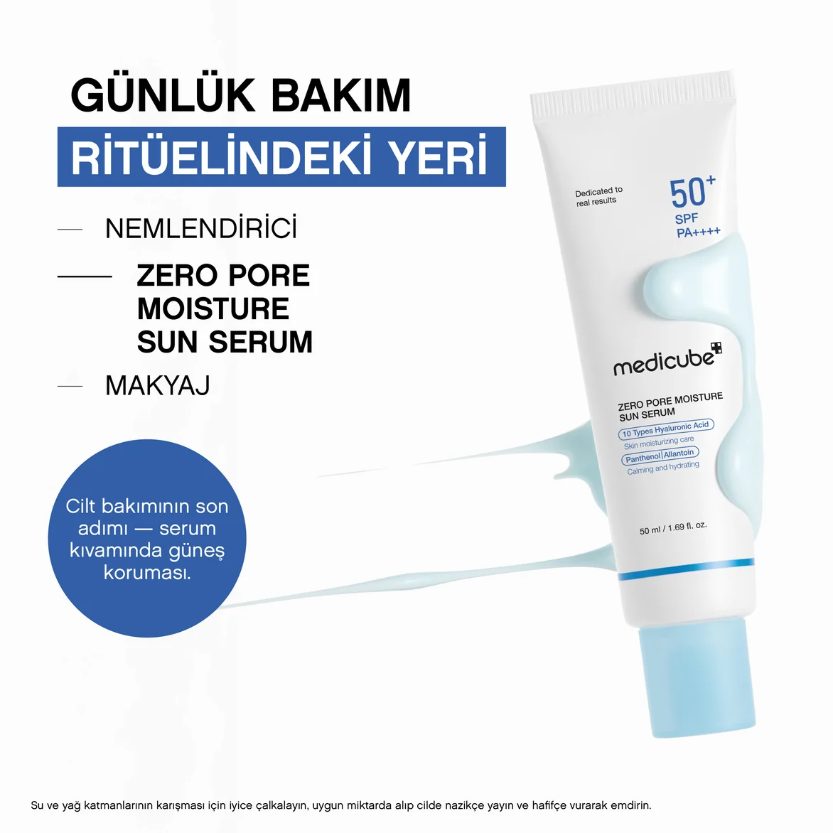 Medicube Zero Pore Moisture Sun Serum