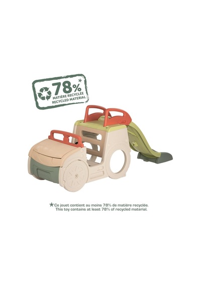 Smoby Life Macera Oyun Arabası, Su Bağlantılı Ve Kaydıraklı 840207 Çok Renkli