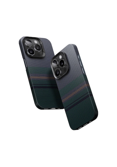 Apple Uyumlu iPhone 14 Pro Max Kılıf Magsafe Şarj Özellik Karbon Fiber Benks Aurora Armorair Kevlar Kapak