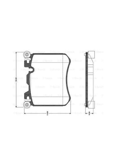 Bmw X5 F15 30d Xd 3.0 2013-2018 Bosch Ön Balata Netpar3099
