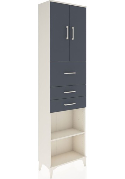 Arges Dolap 3 Raflı 3 Çekmeceli 2 Kapaklı 60x30x221 Aytaşı-an... Aytaşı