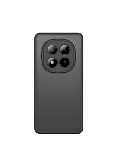 Microcase Xiaomi Poco M8 / Redmi Note 15 5g İle Uyumlu London Serisi Darbeye Dayanıklı Kılıf - Siyah Al3415 Mat Siyah