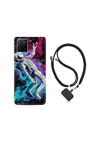 Vivo Y32 Kılıf Boyun Askılı Astronot Signs 1753