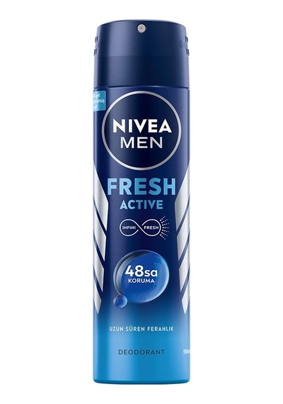 4 Adet Nivea Fresh Active Erkek Deodorant 150 Ml