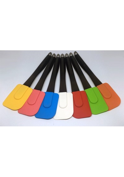 Dekoratif Renkli Silikon Spatula Pratik Sevimli Spatula Kaşık 5332 0