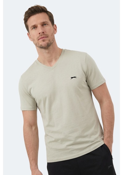 Slazenger Rıvaldo T Erkek Açık Gri Tişört