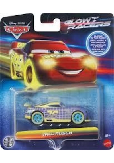 Disney Pixar Cars Glow Racers Wıll Rusch Hpg76 Hvf08 Çok Renkli