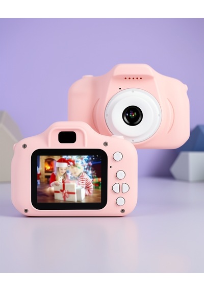 Çocuk Kamera 1080p Hd 2.0 Inç Ekran Pembe