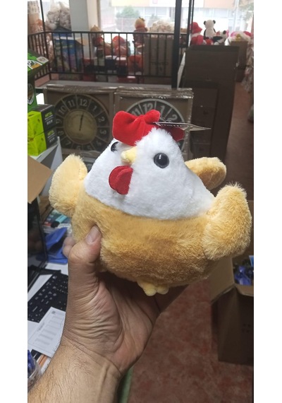 Oyuncak Peluş Sevimli Uyku Arkadaşı Tombiş Tavuk 25 Cm