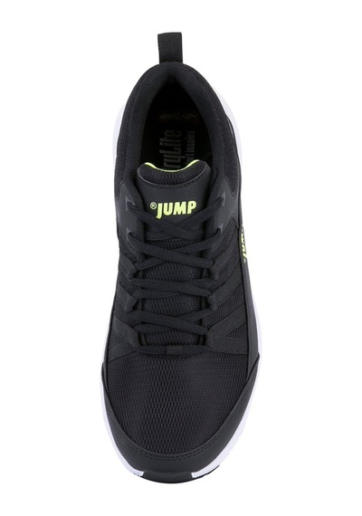 Jump 24865 Siyah Neon Yeşil Erkek Spor Ayakkabı Yürüyüş & Koşu Siyah