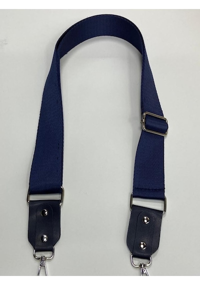 Karantuhafiye Derili Palaska Askı / Polyester Palaska Askı / Palaska Sap / Polyester Çanta Sapı Lacivert Lacivert