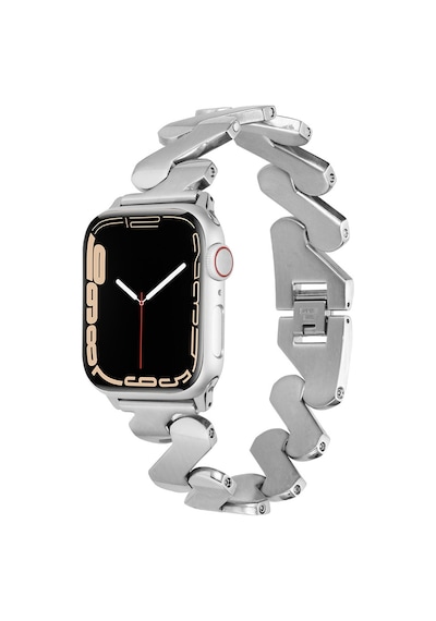 Watch 7 45mm Kordon Uyumlu Krd-80 Metal Strap Kayış Mkst- Gümüş