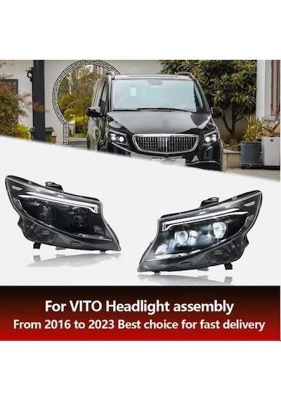 Mercedes - Ön Far Seti Led W447 Vito Facelıft 2024-