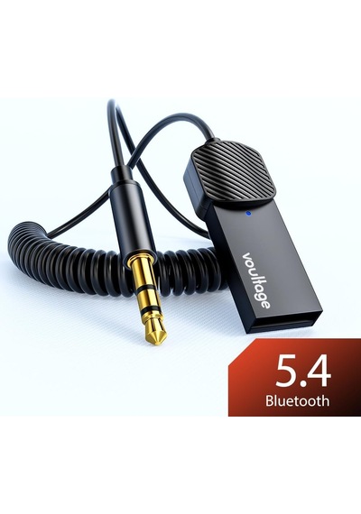 Bluetooh 5.4 Aux Jack Kablosuz Araç Ses Dönüştürücü Kiti
