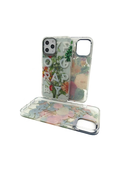 Kajsa Apple Uyumlu iPhone 12 Pro Max Kılıf Çiçek Desenli Kajsa Floral Kapak ZORE-218921