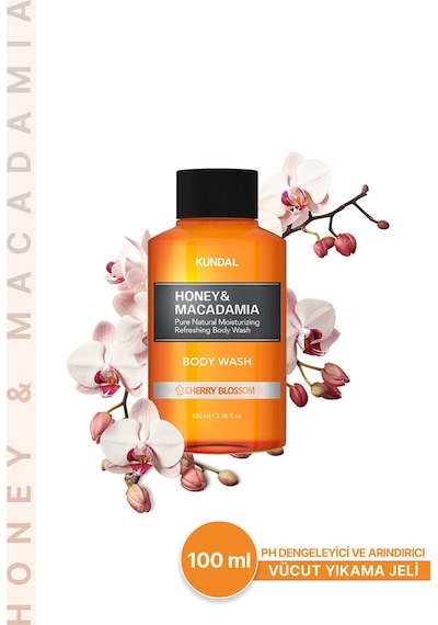 Kundal Honey & Macadamia Cherry Blossom Pure Body Wash 100 ML