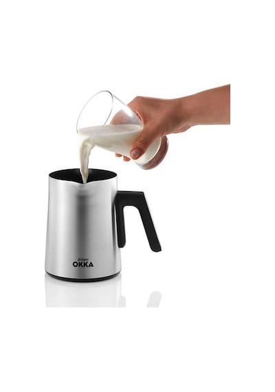 Arzum OK0027 Okka Rich Moka Pot Karıştırıcılı Metal İtalyan ve Türk Kahve Makinesi