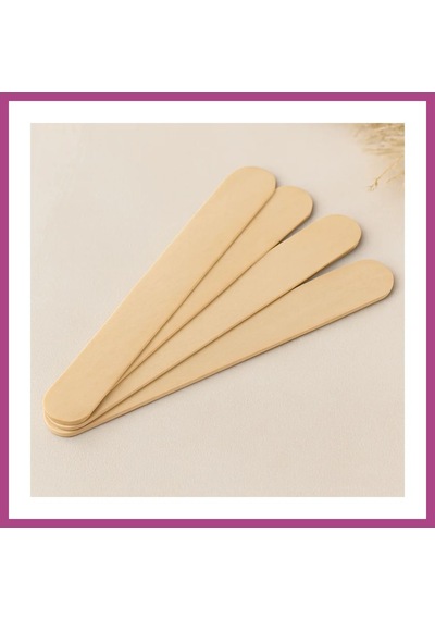 Gees Global Ağda Spatula Çubuk 150 Mm X 18 Mm X 1.7 Mm - 100 Adet Gbzs