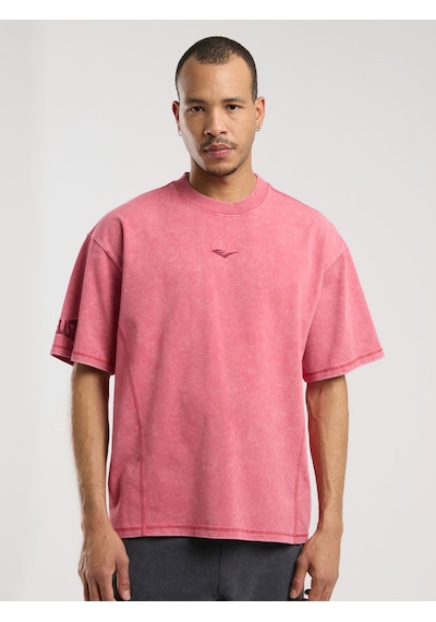 Everlast Ny Street Oversize Açık Kırmızı Erkek Tişört Kırmızı