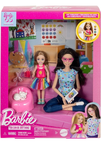 Hrg48 Barbie Ve Chelsea Sanat Atölyesi Oyun Seti