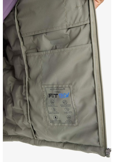 Defacto Defactofit Su İtici Regular Fit Kapüşonlu Fermuarlı Su Geçirmez Kapitoneli Mont C6052ax25aukh109 Haki Defacto Defactofit Su İtici Regular Fit Kapüşonlu Fermuarlı Su Geçirmez Kapitoneli Mont C6052ax25aukh109 Haki