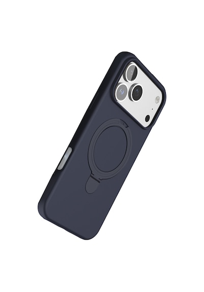 Apple iPhone Uyumlu  17 Pro Uyumlu Regal Magsafe Standlı Kapak - Lacivert
