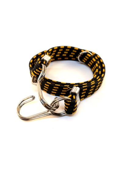 Bagaj Lastiği Sarı Kalın Çelik Kancalı 15mmx5mmx100cm