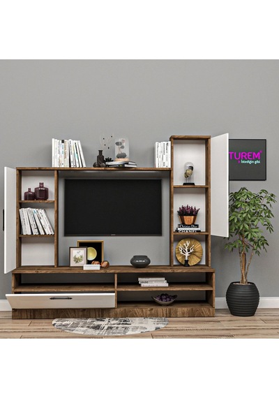 Stand Membran Tv Ünitesi Suntalam Gri