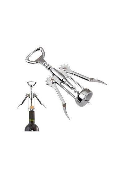 Tirbuşon Metal Açacak Gümüş