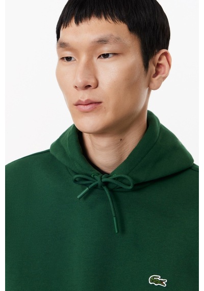 Lacoste Men's Classic Fit Kapüşonlu Yaka Sweatshirt Yeşil