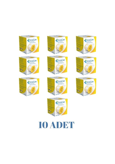 Octacare Octamed İpek Flaster 5 M x 5 CM 10'lu Paket