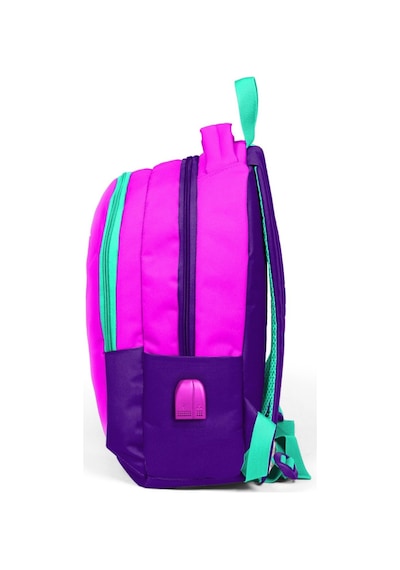 Coral High Pembe Mor Kız Çocuk Usb Çıkışlı İlkokul Ve Ortaokul Sırt Çantası