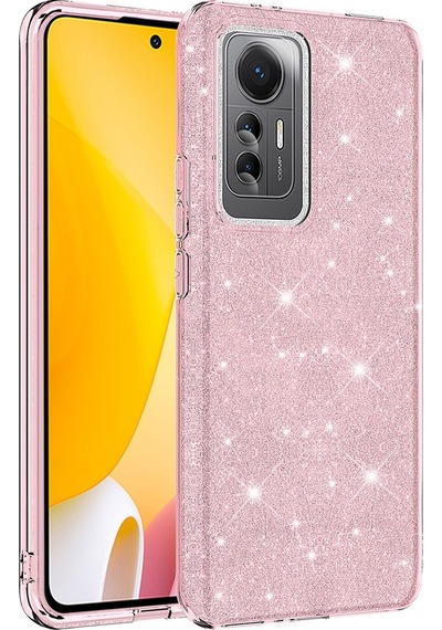 Xiaomi Mi 12 Lite Kılıf Zore Shining Simli Silikon Kılıf