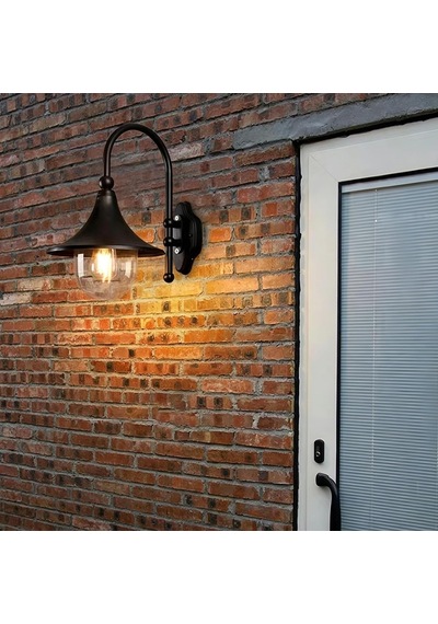 Dış Mekan Led Duvar Lambası Ip55 Su Geçirmez Duvar Lambası Retro Endüstriyel Alüminyum Duvar Aydınlatma 3 Renk Sıcaklığı İç/dış Mekan Teras Bahçe Koridor Merdiven Siyah, 2 Adet