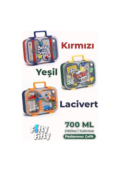 700 Ml İki Bölme Paslanmaz Çelik Bento Lunch Box Yeni Nesil Sefer Tası Metal Kaşık Hediyeli Ff7155 Kırmızı 700 Ml İki Bölme Paslanmaz Çelik Bento Lunch Box Yeni Nesil Sefer Tası Metal Kaşık Hediyeli Ff7155 Kırmızı