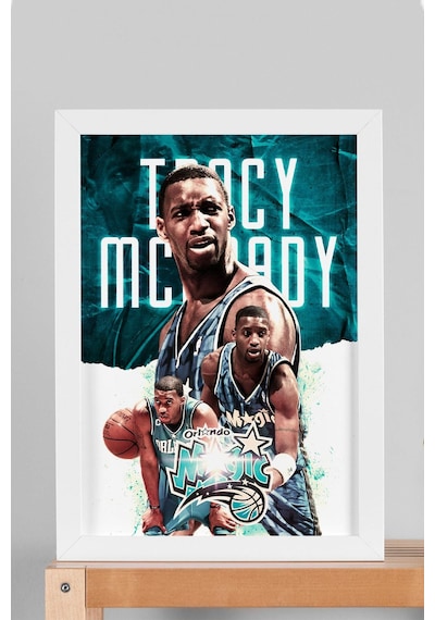 Tracy Mcgrady Çerçeveli Tablo - Basketbol Nba Posteri Tablo