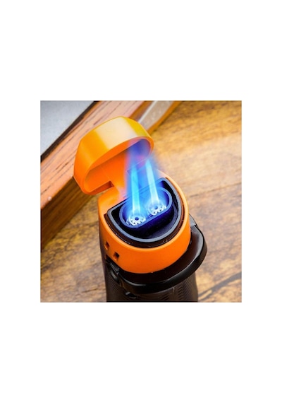 Lubinski Lion Çift Torch Puro Çakmağı Orange Ice Çok Renkli