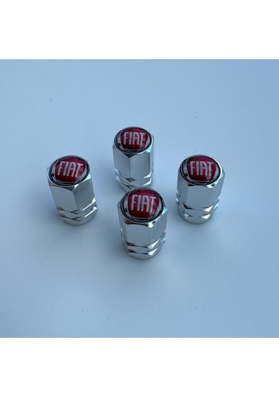 Fiat / Tofaş Şahin İle Uyumlu Logolu Alüminyum Altıgen Sibop Kapağı Takım