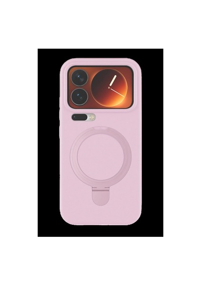 Mi 17 Pro Max Regal Magsafe Standlı Kapak - Açık Pembe