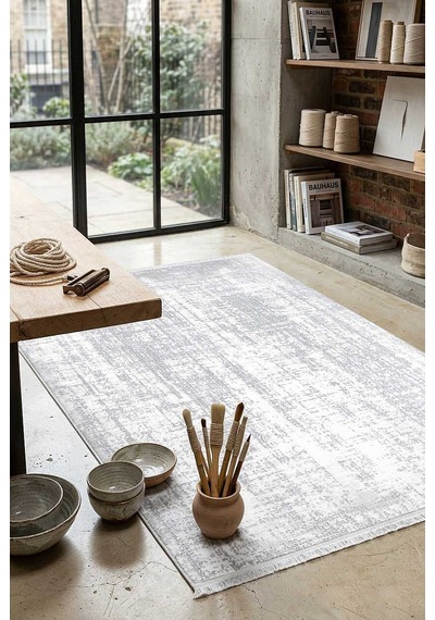 Etnik Craft Madre Modern Desenli Halı Md01 Gri