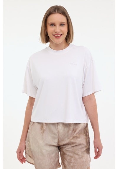 Lumberjack Wl Bamb 11bmb-004 5fx Ekru Kadın Kısa Kol T-shirt Bej