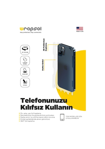 Oppo Reno 10 Pro Arka Ve Yan Tam Kaplayan Poliüretan Film