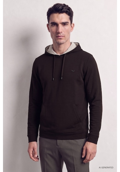 D'S Damat Ds Damat Regular Fit Kahverengi Düz Sweatshirt 7hce26172301m 201