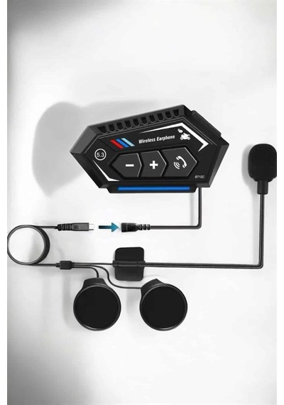 İnterkom Intercom Kask Kulaklık Bt22 Bluetooth Motosiklet Kulaklık 5.0 Bluetooth 28171183