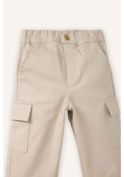 Defacto Erkek Bebek Loose Fıt Pamuklu Pantolon G6379a526spbg106 Bej-bg106