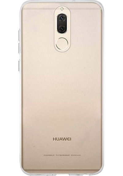 Huawei Mate 10 Lite Uyumlu Şeffaf Silikon Kılıf Şeffaf