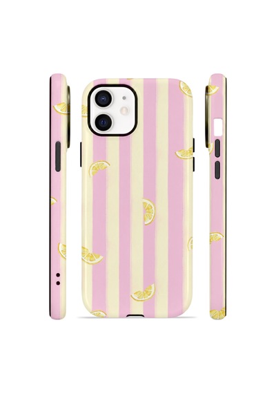 Apple iPhone Uyumlu 11 Vorian Çift Katmanlı Magsafe Kılıf Pink Lemon Parade