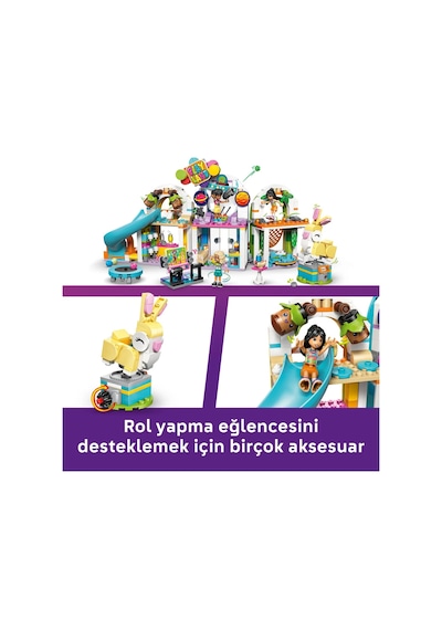 LEGO®  Friends Eğlenceli Kapalı Oyun Parkı Rol Oyunu Seti 42686 - 7 yaş ve üzeri çocuklar için Yaratıcı Oyuncak Yapım Seti (668 P)