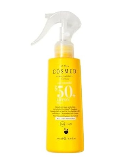 Cosmed Tüm Cilt Tipleri İçin Aile Boy Yüz Ve Vücut Sprey Güneş Kremi - Lotion Spf50+ - 200 Ml